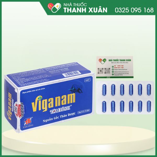 Viganam Tâm Bình - Hỗ trợ bổ thận tráng dương, tăng cường sinh lực